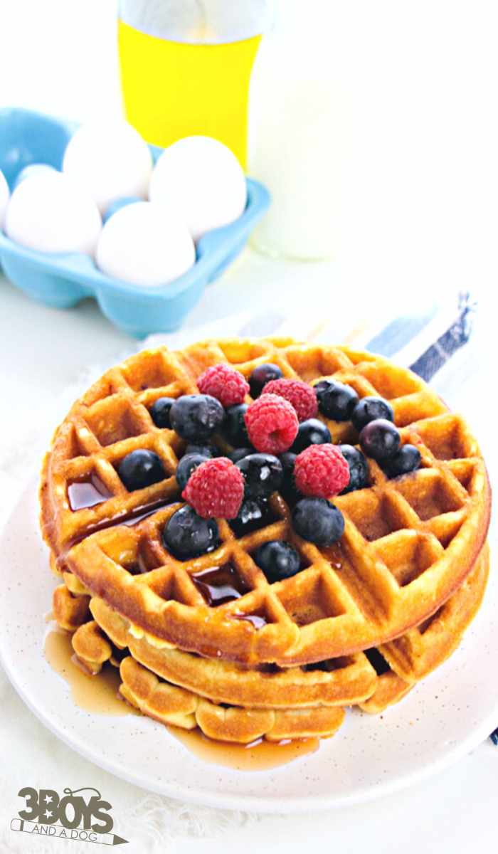 Cake Mix Waffles Recipe