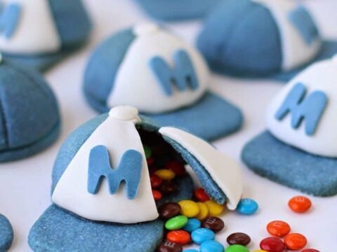 Image for Candy Filled Baseball Cap Pinata Cookies
