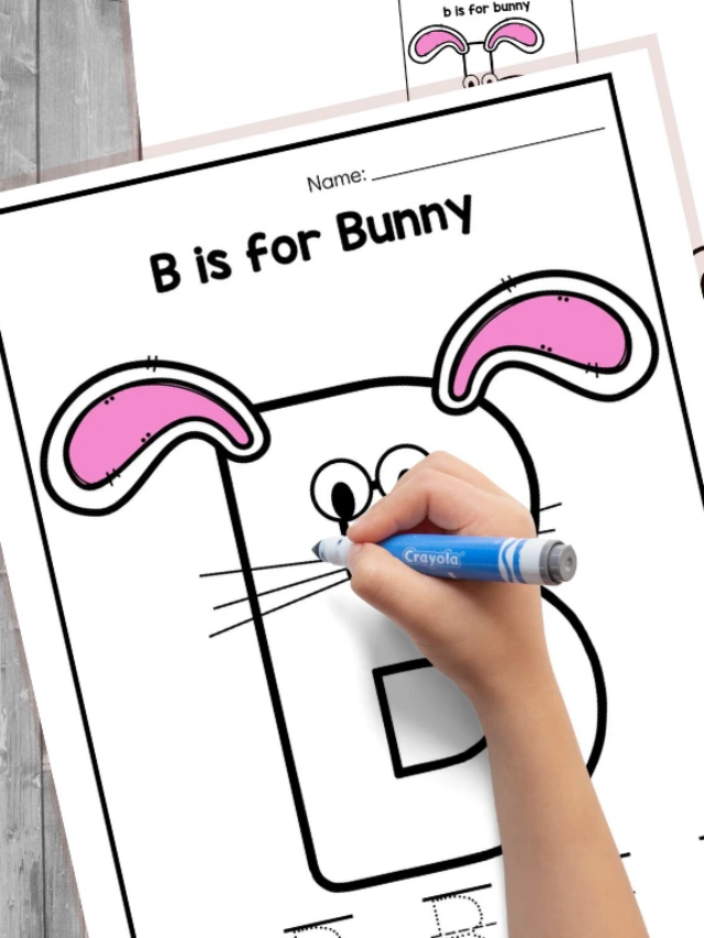 B is for Bunny Worksheet