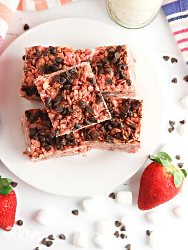 Strawberry Chocolate Chip Rice Krispies Recipe
