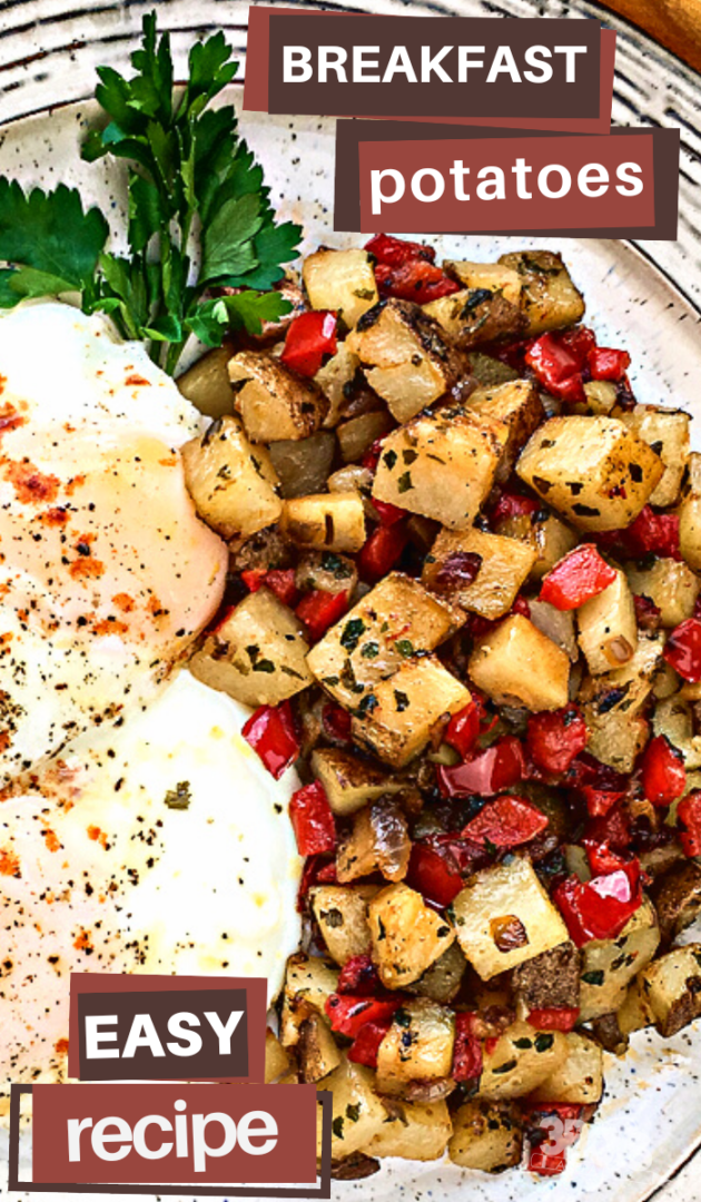 Easy Parmesan Breakfast Potatoes Recipe 3 Boys and a Dog