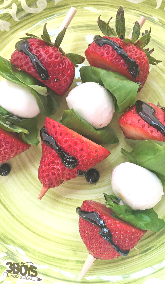 Strawberry Caprese Skewers Recipe