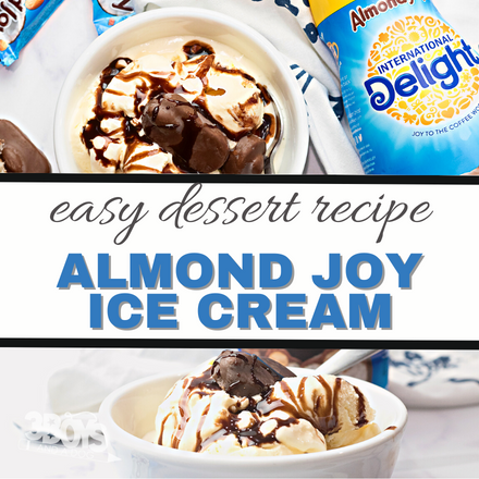 No Churn Almond Joy Ice Cream Recipe