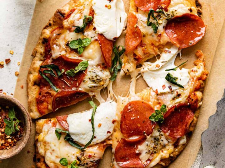 Image for Pepperoni Flatbread Pizza (Naan)
