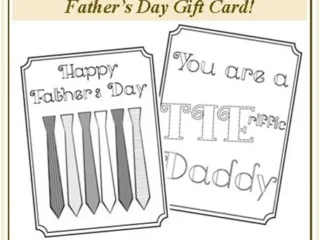 Image for FREE: Printable Fathers Day Gift Card (Ties)