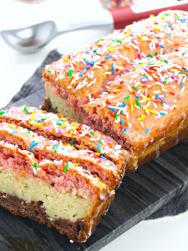 Neapolitan Ice Cream Bread Recipe