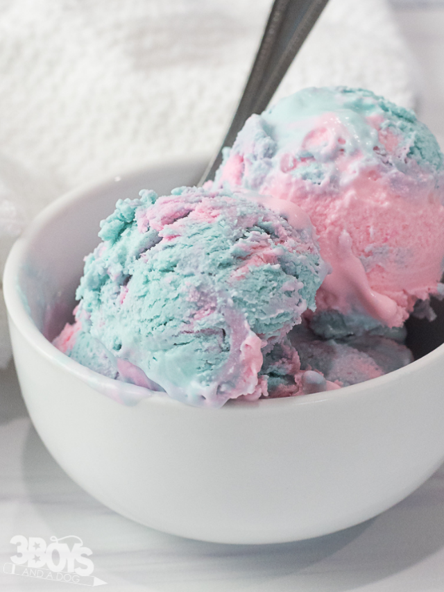 No Churn Cotton Candy Ice Cream Recipe