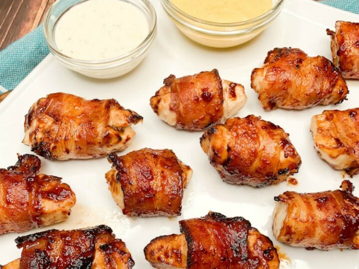Image for Air Fryer BBQ Chicken Wrapped in Bacon