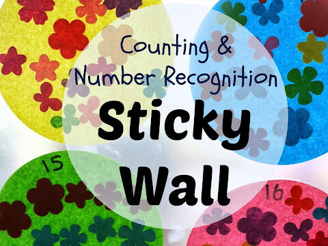 Image for Counting and Number Recognition Sticky Wall Activity