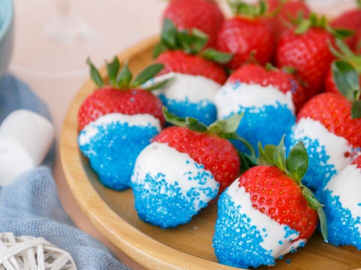 Image for Red, White and Blue Patriotic Strawberries