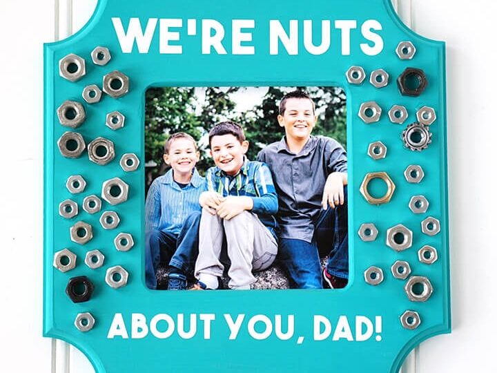 Image for "We're Nuts About You" Father's Day Photo Frame Gift Idea