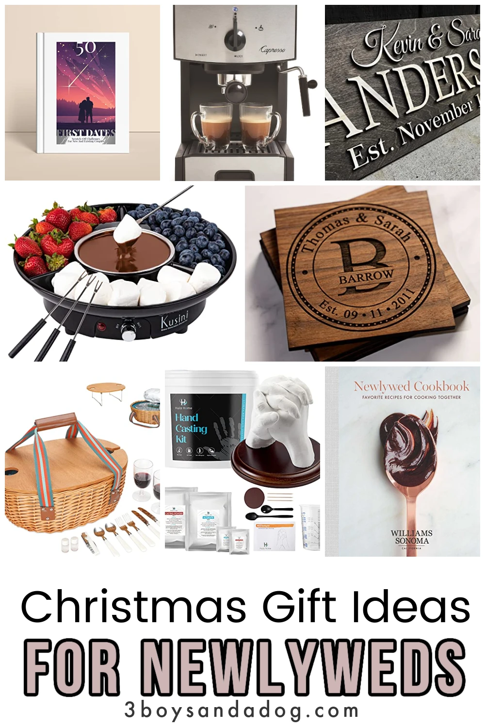15 Christmas Gift Ideas for Newlyweds - 3 Boys and a Dog