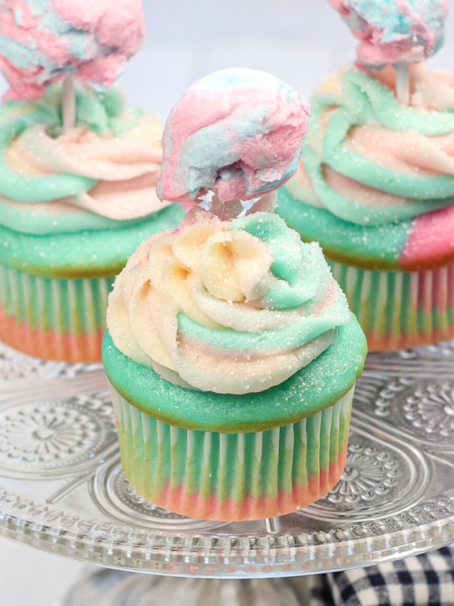 Cotton Candy Cupcake Recipe