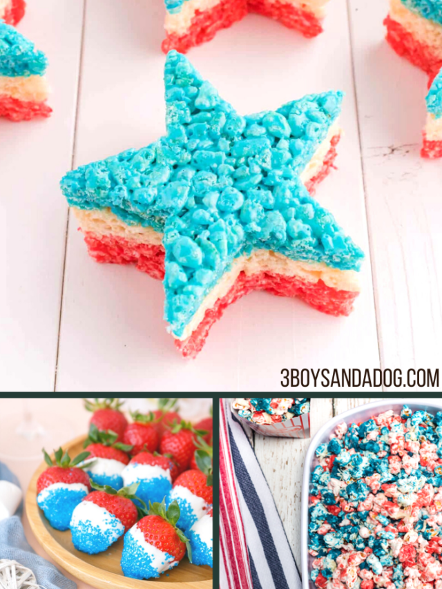 Red White and Blue Snacks