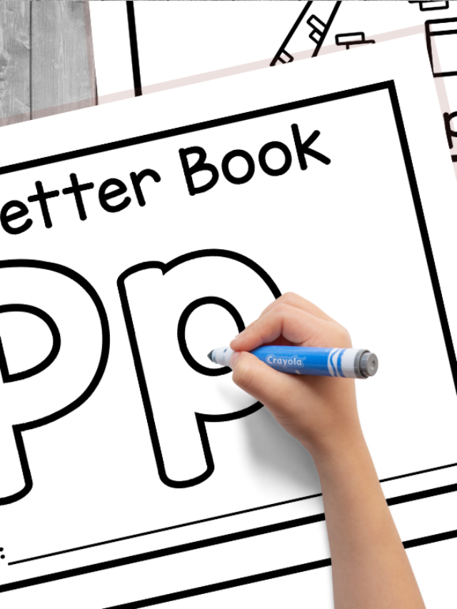 Printable Letter P Book