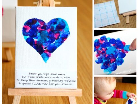 Image for Fingerprint Heart Poem Keepsake