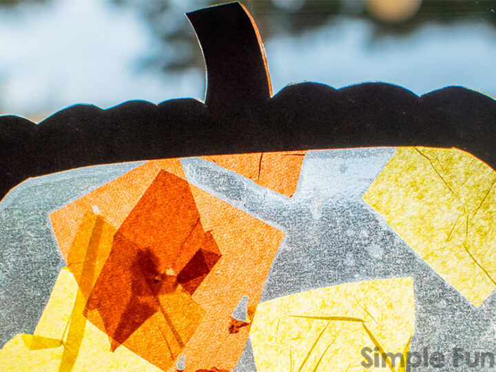Image for Pumpkin Suncatcher Toddler Craft