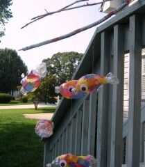 Image for The Pout-Pout Fish Themed Recycle Fish Mobile