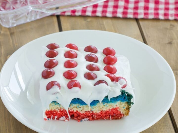 Image for Red White and Blue Cake Bars