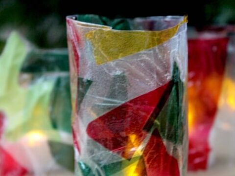 Image for Stained Glass Christmas Lantern Craft