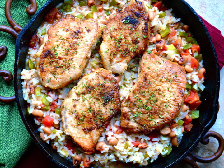 Image for Poor Girl's Spicy Pork Chops and Rice