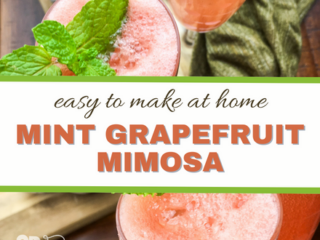 Image for Alcohol-Free Mint Grapefruit Mimosa Recipe