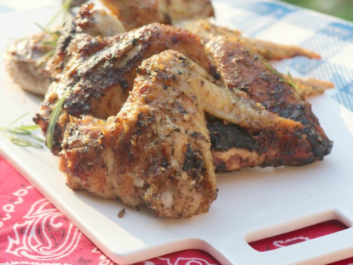 Image for Caesar Parmesan Grilled Chicken Wings