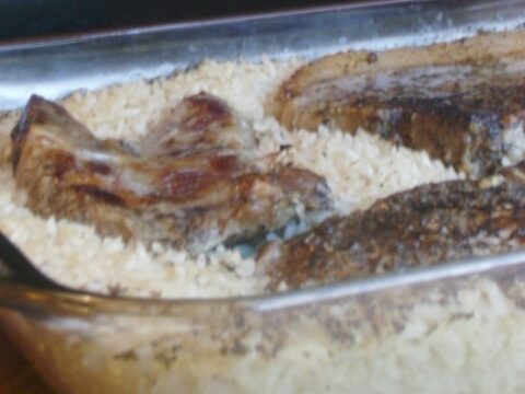 Image for Baked Pork Chops and Rice Recipe