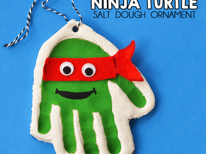 Image for Handprint Teenage Mutant Ninja Turtle Salt Dough Ornament