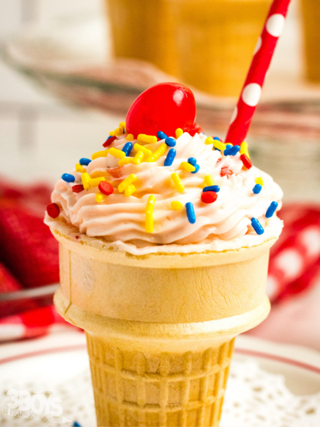 Ice Cream Cone Cupcakes Recipe
