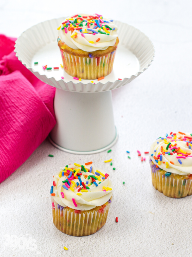 French Vanilla Funfetti Cupcakes Recipe