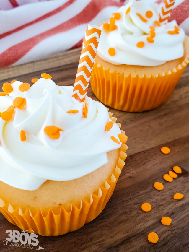 Orange Creamsicle Cupcakes Recipe