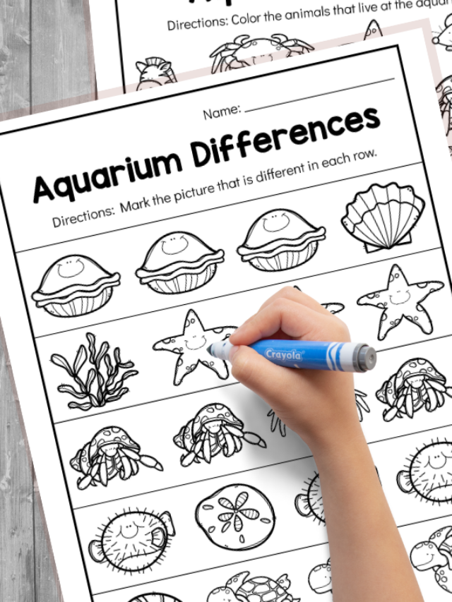 Aquarium Worksheets