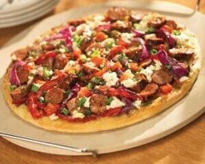 Image for Grilled Pizza with Italian Sausage