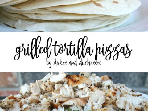 Image for Grilled Tortilla Pizzas