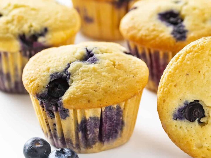 Image for Low Carb Keto Blueberry Muffins With Almond Flour 