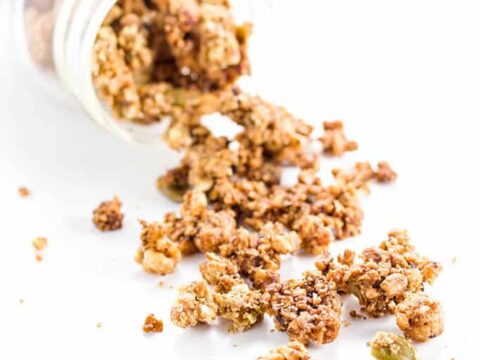 Image for Keto Paleo Low Carb Granola Cereal Recipe - Sugar Free