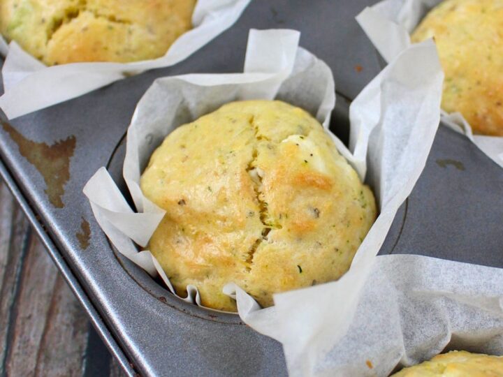 Image for Zucchini Muffins with Goat's Cheese