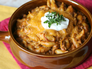 Image for Easy Crockpot Taco Pasta Bake