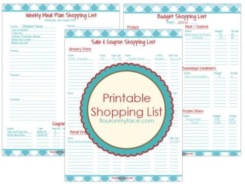 Image for 3 Free Printables Weekly Meal Planning