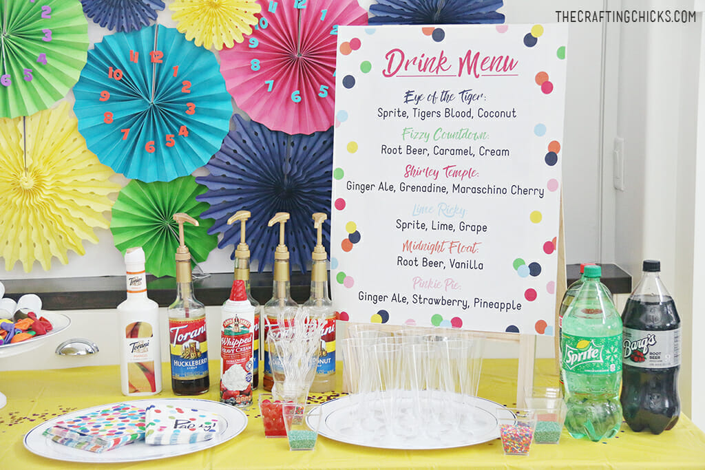Image for Printable Kids' Mocktail Menu