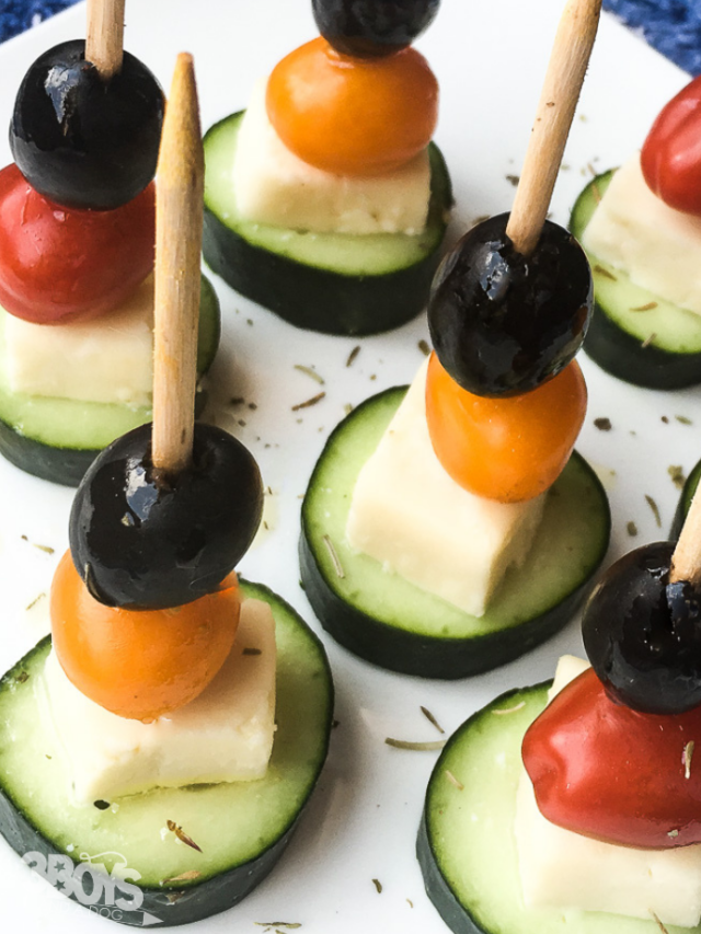 Greek Salad Skewers Recipe