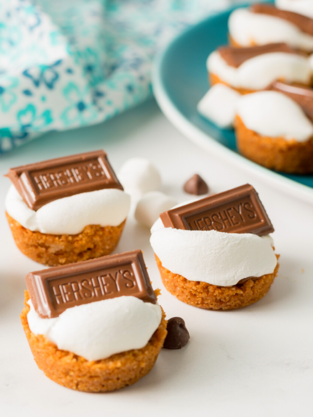 Smores Cookie Cups Recipe