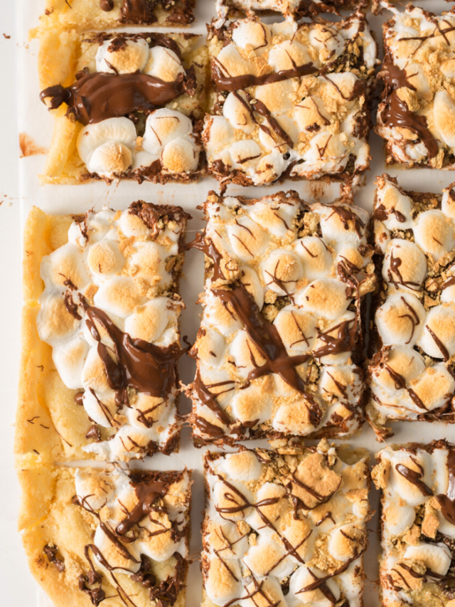 Smores Dessert Pizza Recipe