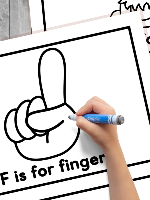 Printable Letter F Book