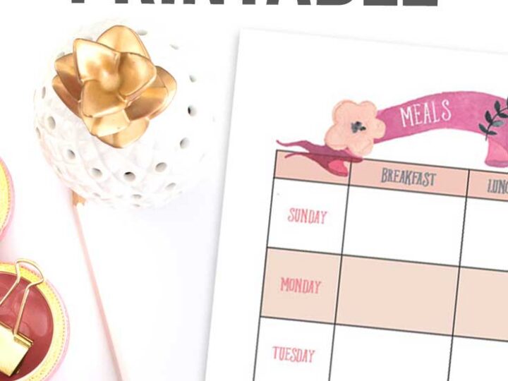 Image for Meal Planning Printable