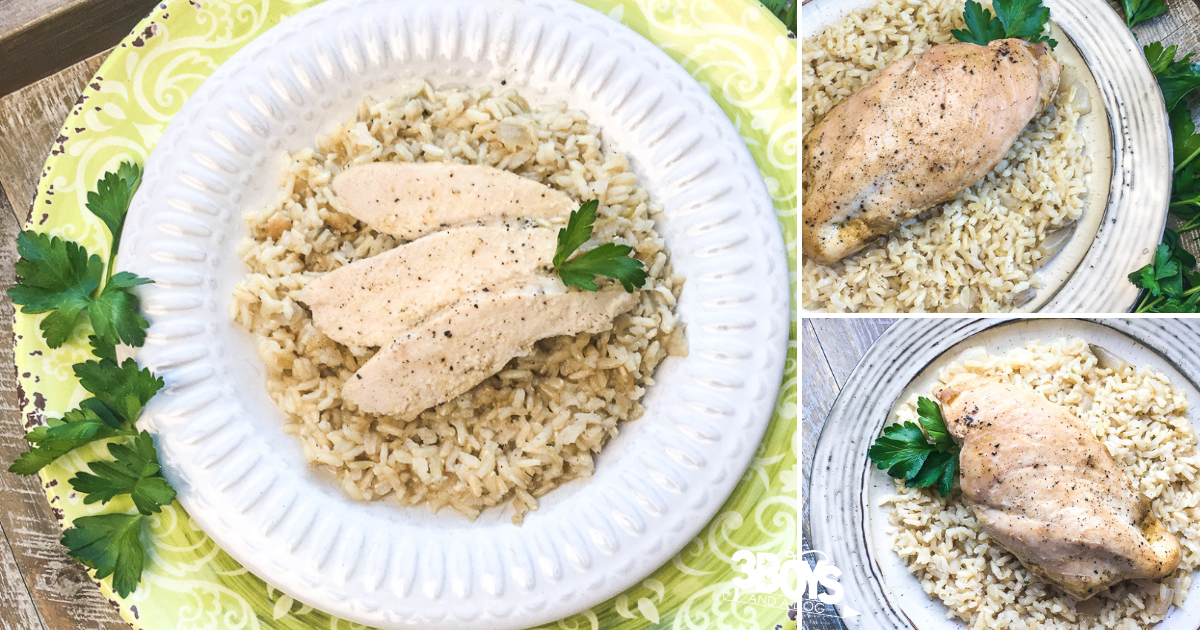 Baked Chicken and Rice Recipe - 3 Boys and a Dog
