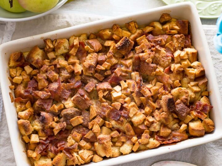 Image for Apple Cinnamon Bacon Breakfast Casserole