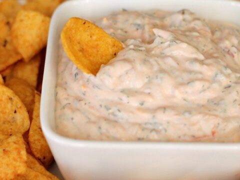 Image for Easy Mexican Sour Cream Dip Recipe (Mexican Crema)