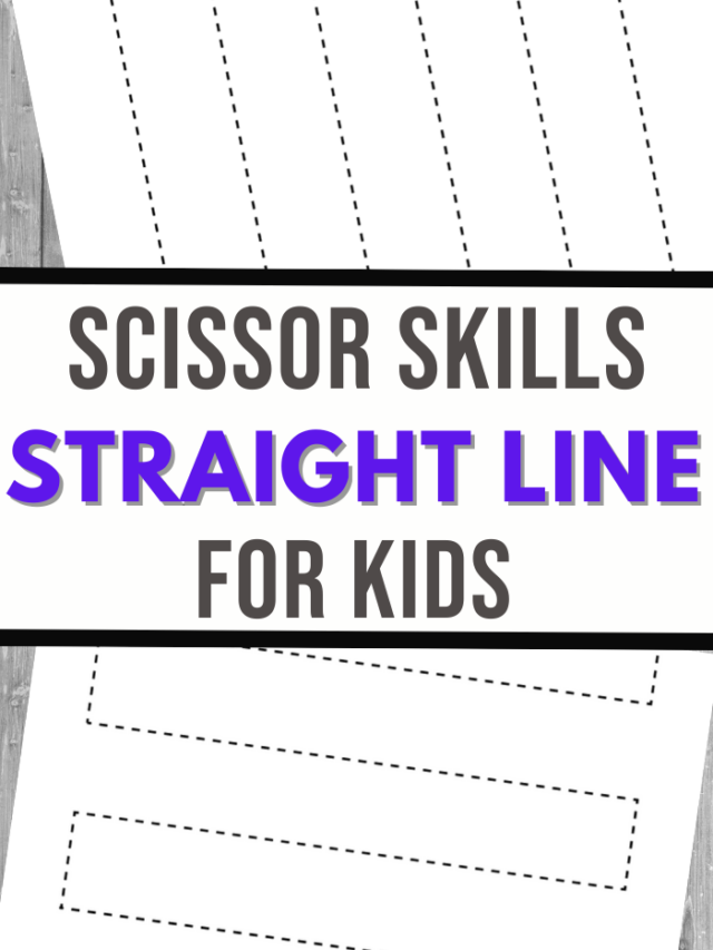 Straight Line Cutting Worksheets Story